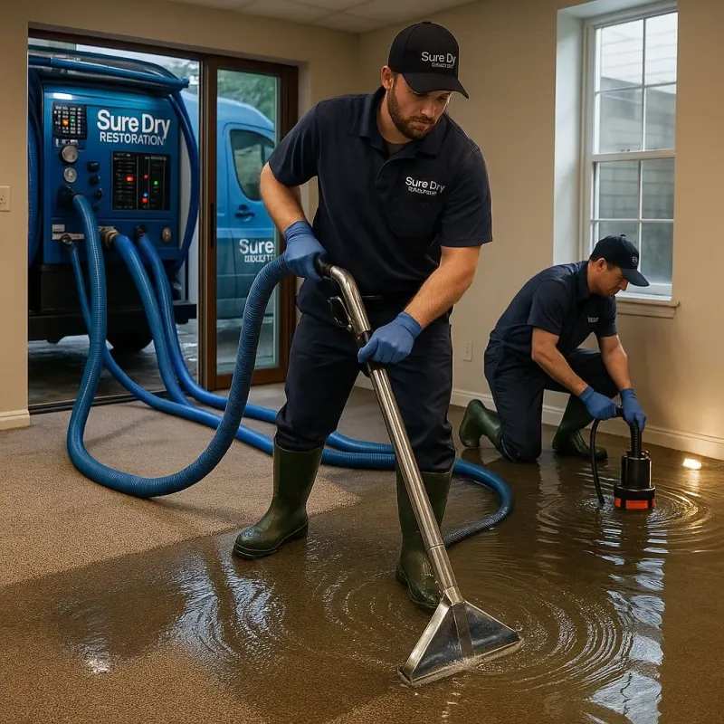 Water Extraction and Removal process in Lincoln, PA